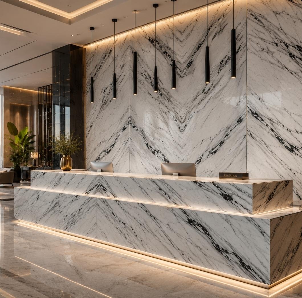Bianco Fantastico Quartzite Where It Belongs