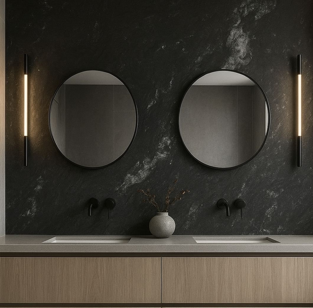 Titanium Black Granite Where It Belongs